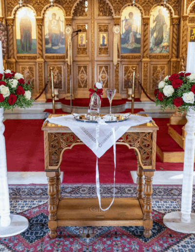 Luxury candle decoration at luxury wedding reception