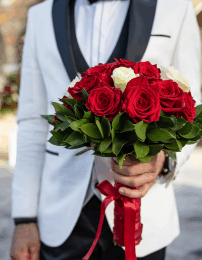 Blooming wedding floral bouquet by SBLEvents